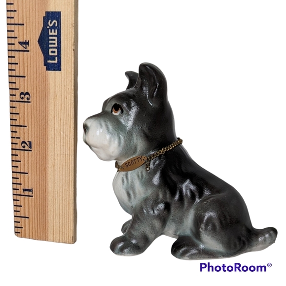 Vintage Tilso Hand Painted Scottie Dog Scottish Terrier Ceramic Made In Japan - Picture 12 of 16